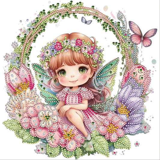 Fairy Angel - Special Shaped Drill Diamond Painting 30*30CM