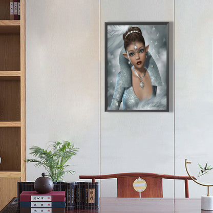 Elf Temperament Woman - Full Square Drill Diamond Painting 40*50CM