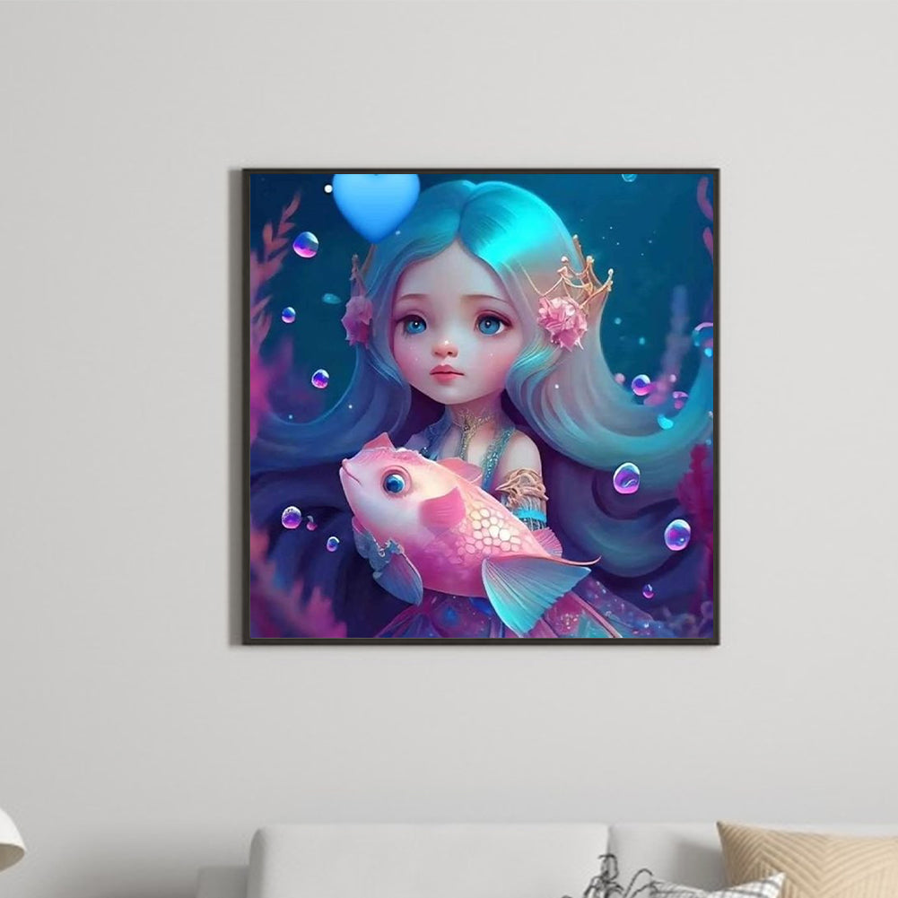 Mermaid - Full Square Drill Diamond Painting 40*40CM