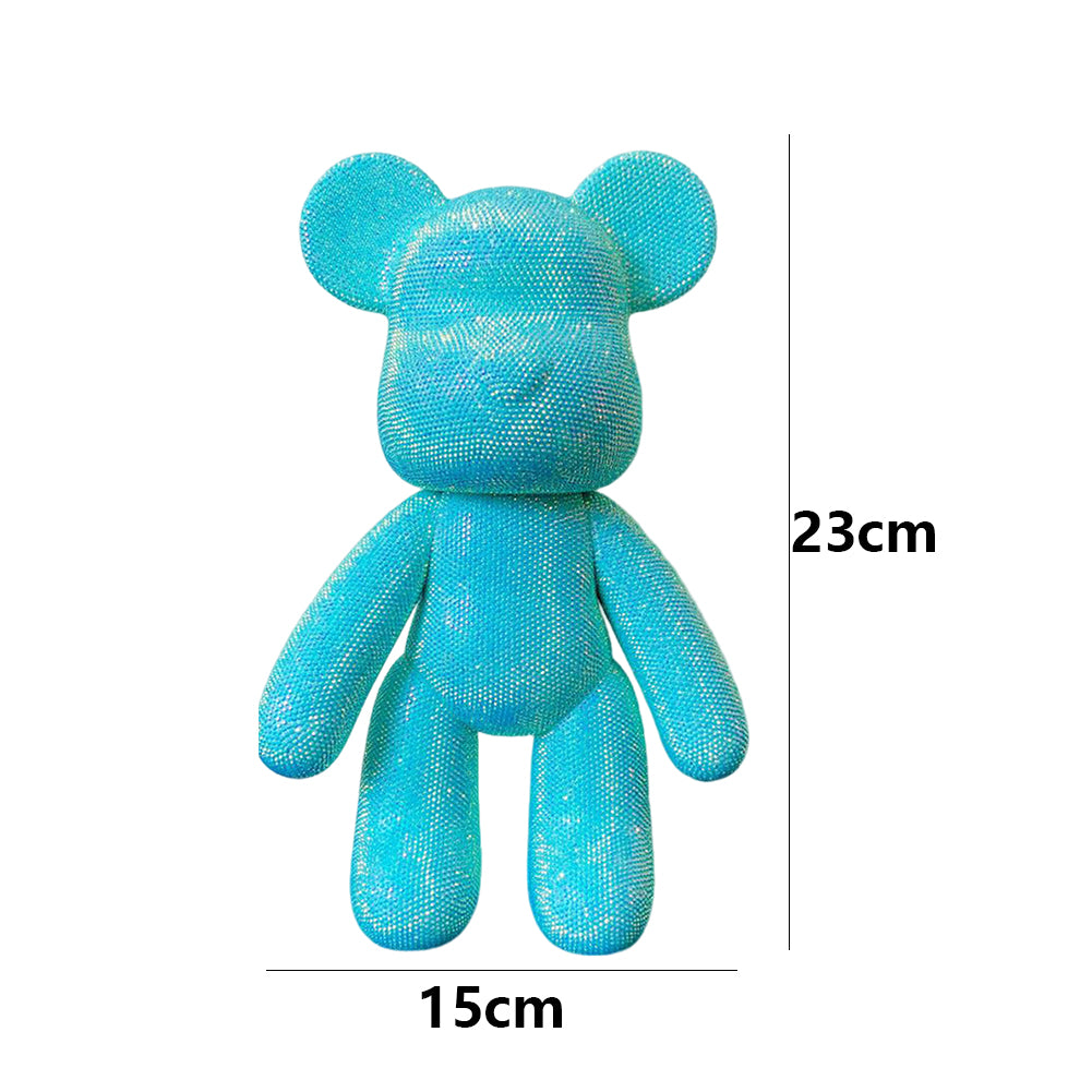 DIY Crystal Rhinestone Embroidery Cross Stitch Cute 5D Diamond Art Bear Set
