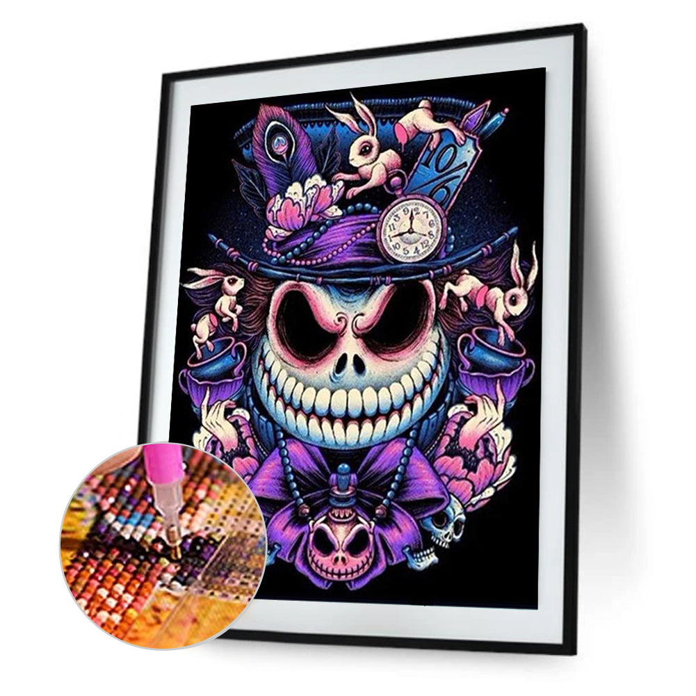 Corpse Bride And Skull - Full Square Drill Diamond Painting 40*50CM