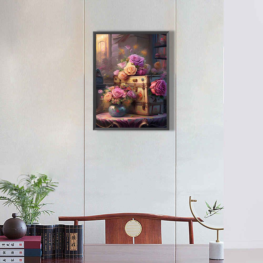 Suitcase Art - Full Round Drill Diamond Painting 30*40CM