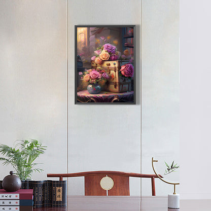 Suitcase Art - Full Round Drill Diamond Painting 30*40CM