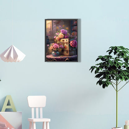 Suitcase Art - Full Round Drill Diamond Painting 30*40CM