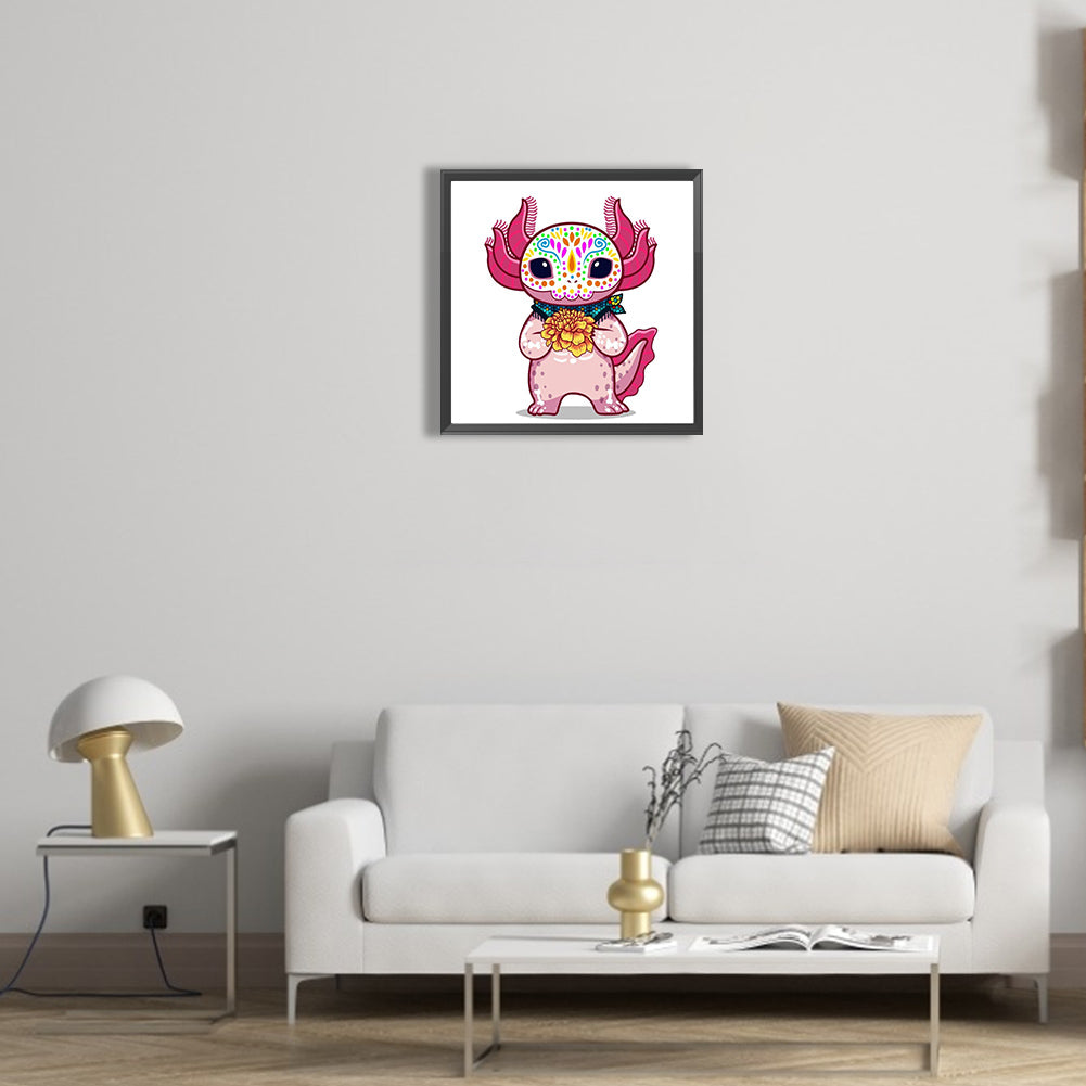 Pink Stitch - Full Round Drill Diamond Painting 30*30CM