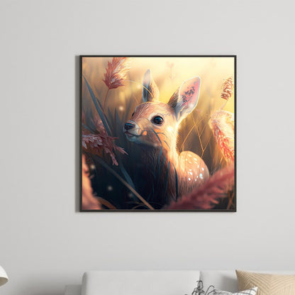 Deer - Full Round Drill Diamond Painting 30*30CM
