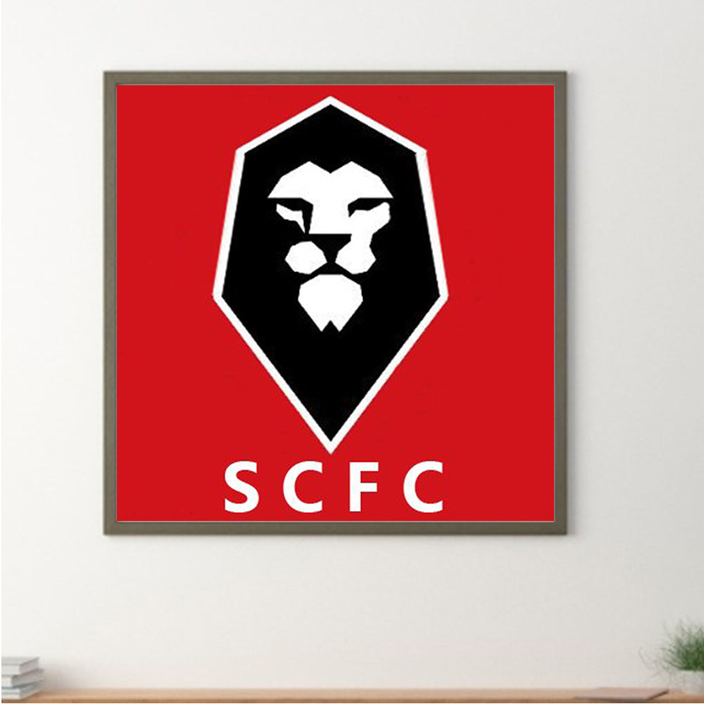 Salford City Football Club - Full Round Drill Diamond Painting 30*30CM