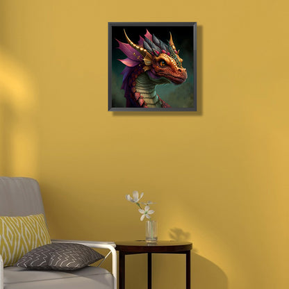 Color Dragon - Full Round Drill Diamond Painting 30*30CM