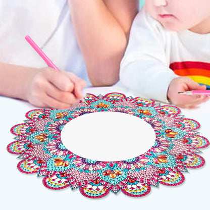 DIY Compact Mirror Art Craft Set Hanging Pocket Mirror Flower for Adult and Kids