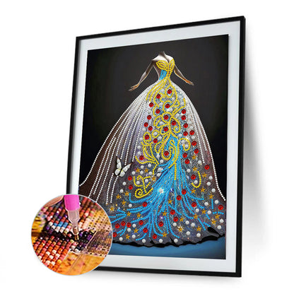 Dream Wedding Dress - Special Shaped Drill Diamond Painting 30*40CM