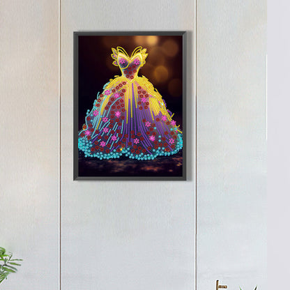 Dream Wedding Dress - Special Shaped Drill Diamond Painting 30*40CM