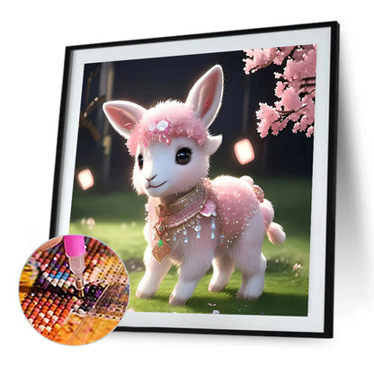 Rose Quartz Lamb - Full Round Drill Diamond Painting 30*30CM