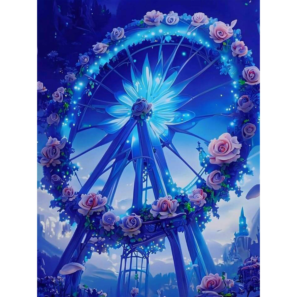 Ferris Wheel - Full Round Drill Diamond Painting 30*40CM