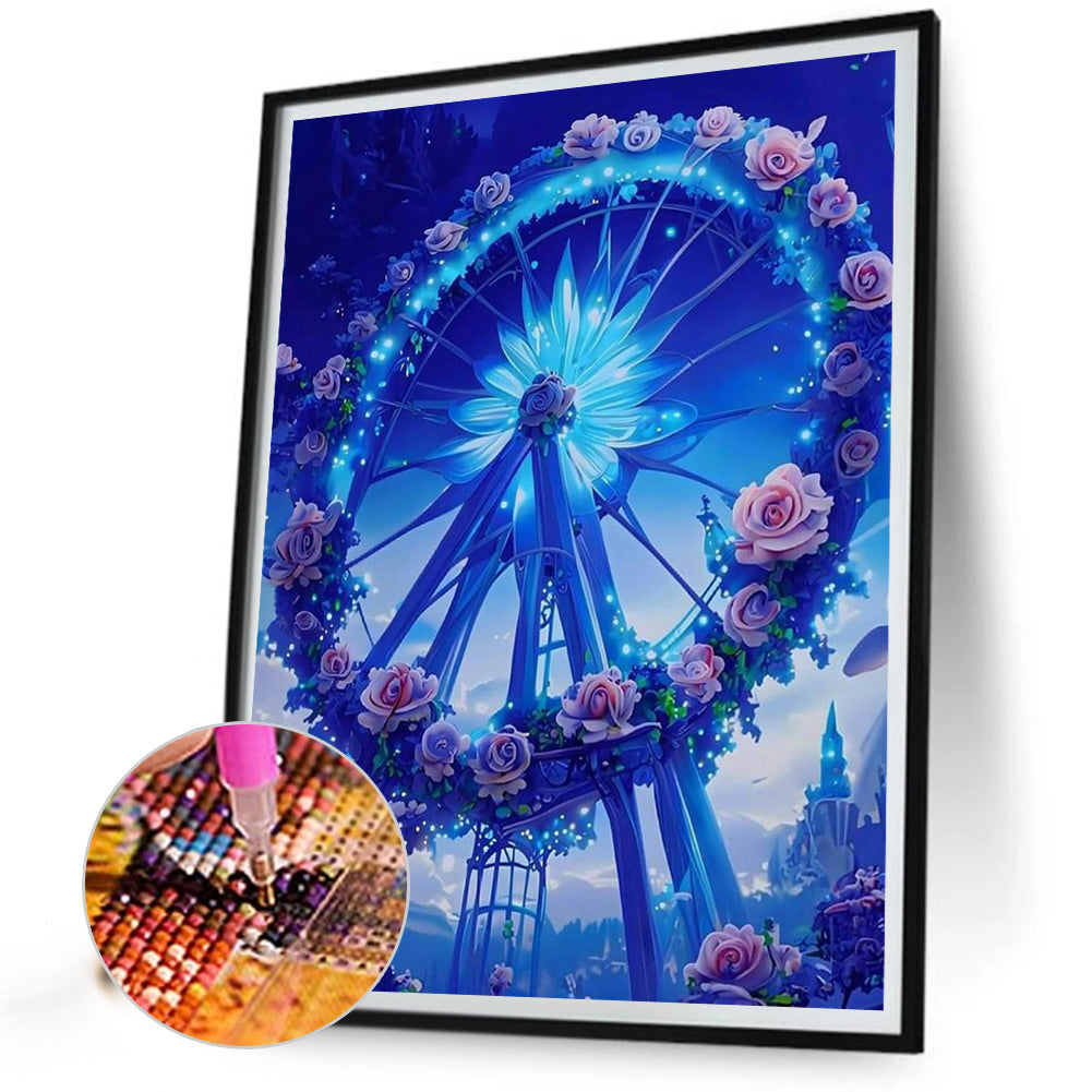 Ferris Wheel - Full Round Drill Diamond Painting 30*40CM