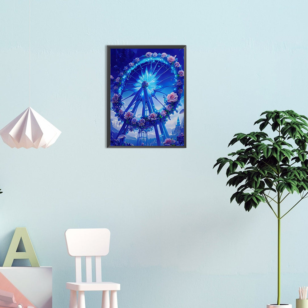 Ferris Wheel - Full Round Drill Diamond Painting 30*40CM