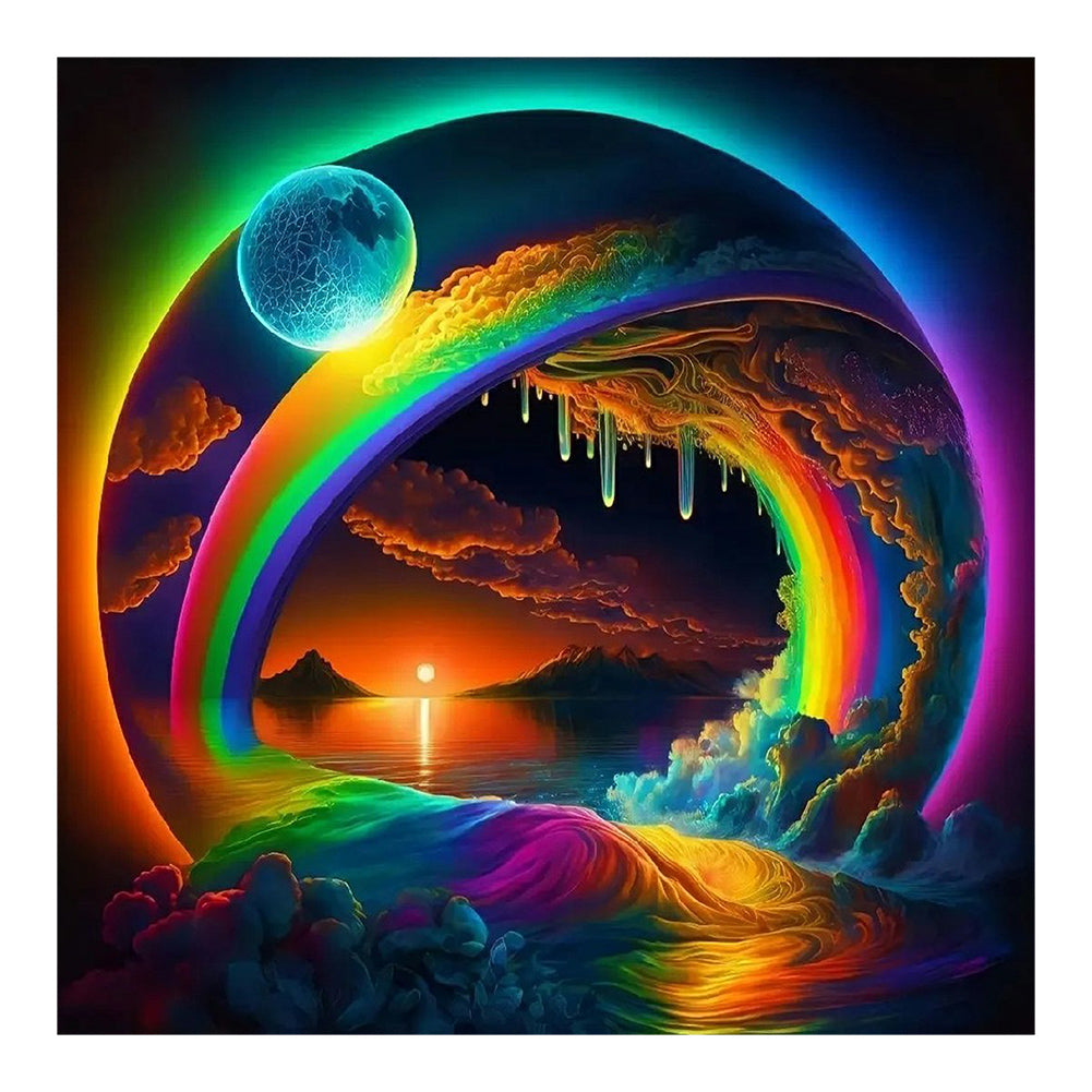 Colorful World - Full Round Drill Diamond Painting 40*40CM