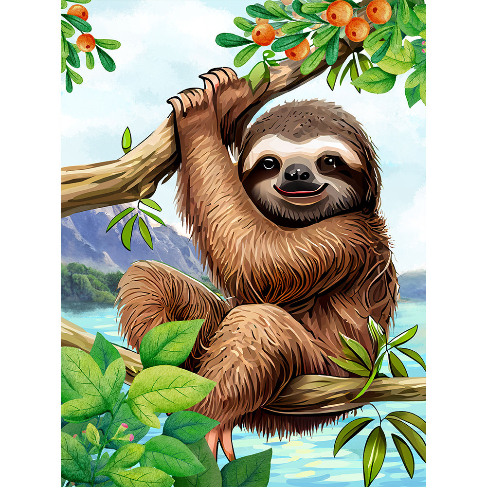 Sloth - Full Round Drill Diamond Painting 30*40CM