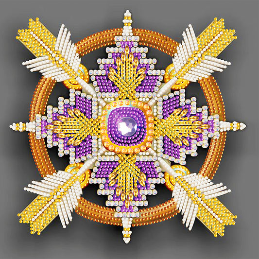 Feather Dreamcatcher Mandala - Special Shaped Drill Diamond Painting 30*30CM