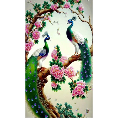 Two Tits Playing - Full Round Drill Diamond Painting 40*70CM