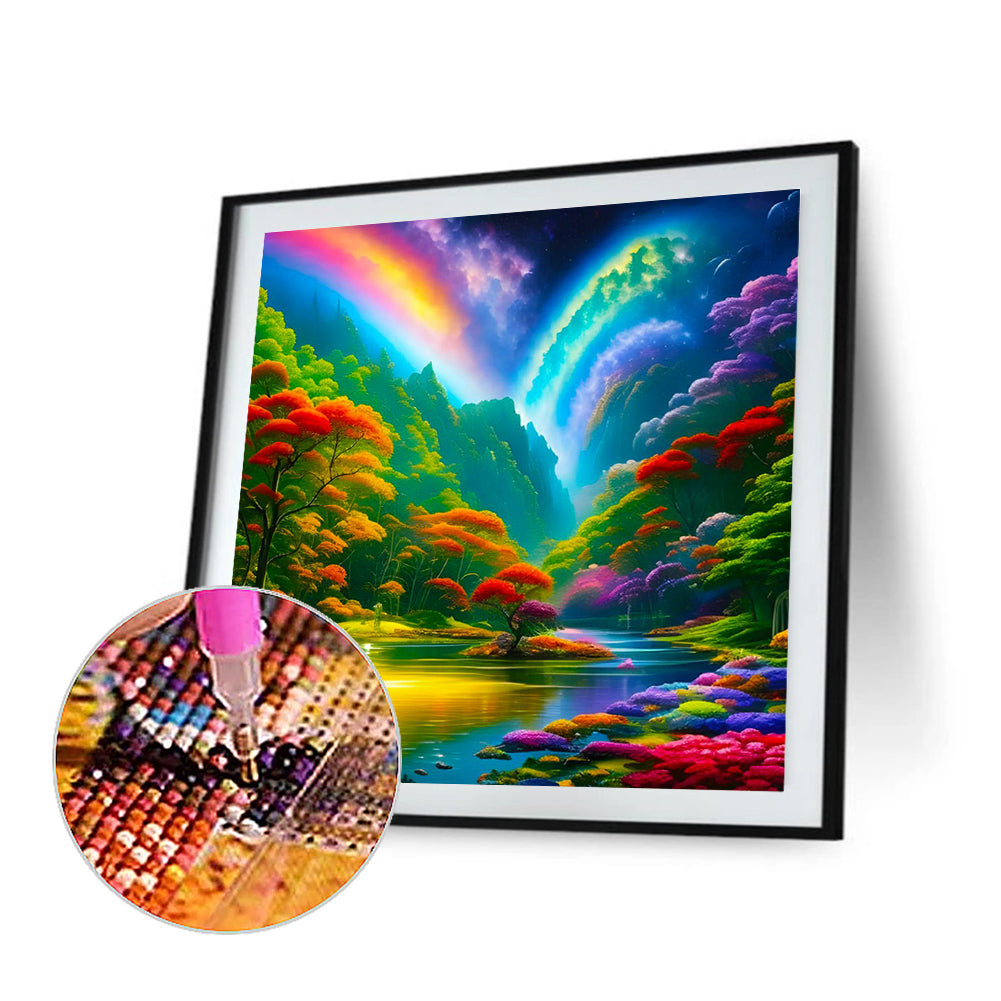 Colorful Forest - Full Round Drill Diamond Painting 50*50CM