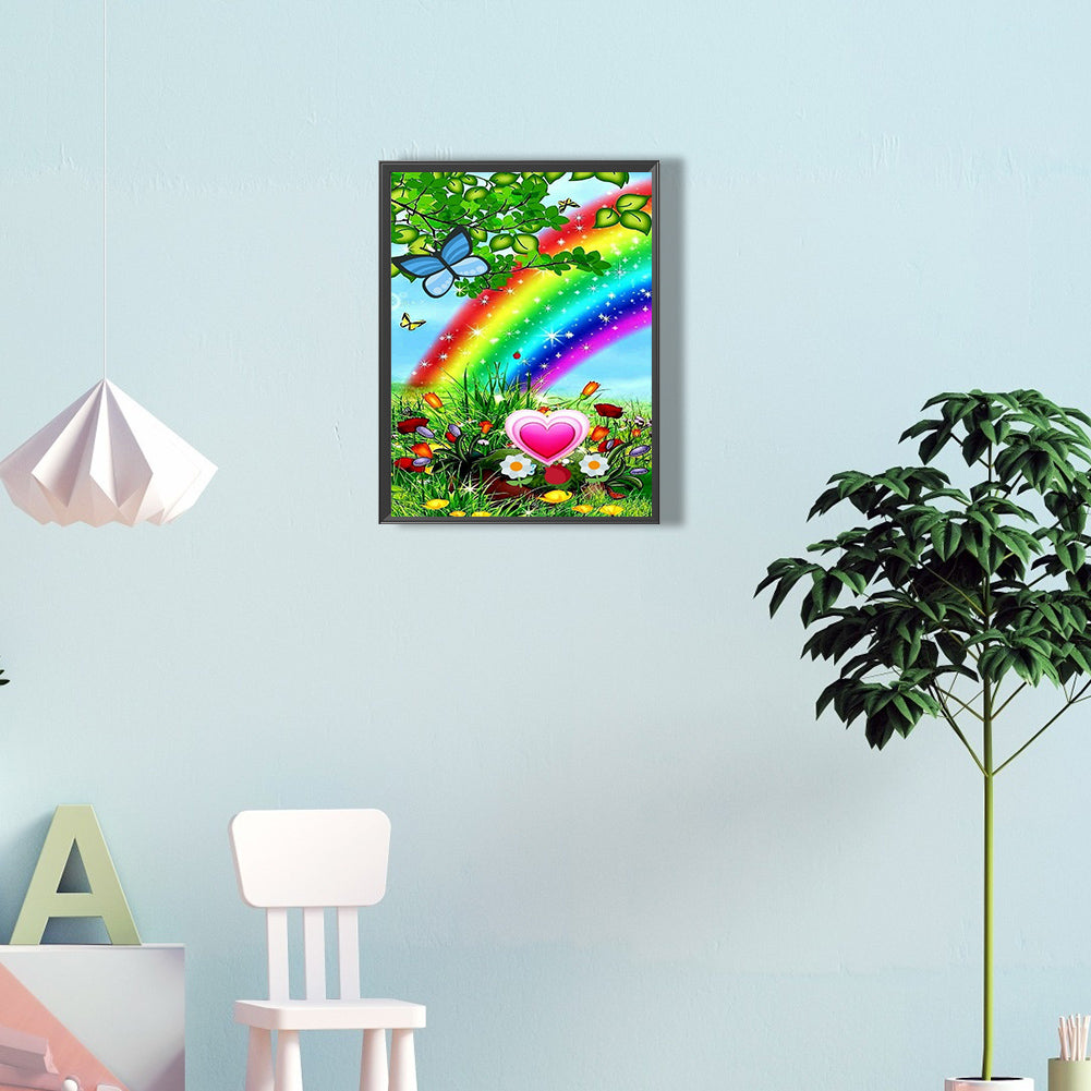 Rainbow - Full Round Drill Diamond Painting 30*40CM