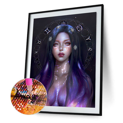 Woman - Full Round Drill Diamond Painting 40*50CM