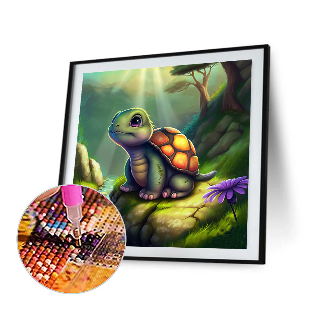 Turtle - Full Round Drill Diamond Painting 30*30CM