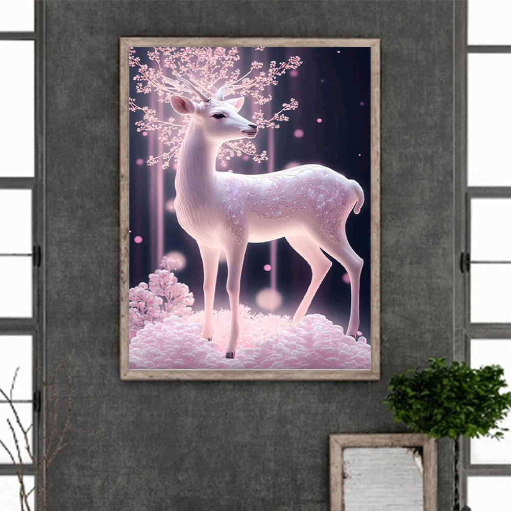 Fantasy Elk - Full Round Drill Diamond Painting 30*40CM