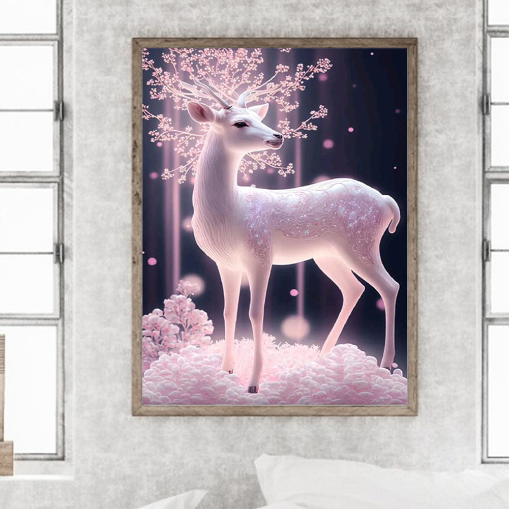 Fantasy Elk - Full Round Drill Diamond Painting 30*40CM