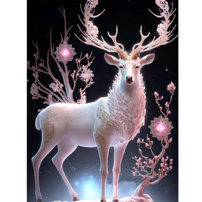 Fantasy Elk - Full Round Drill Diamond Painting 30*40CM