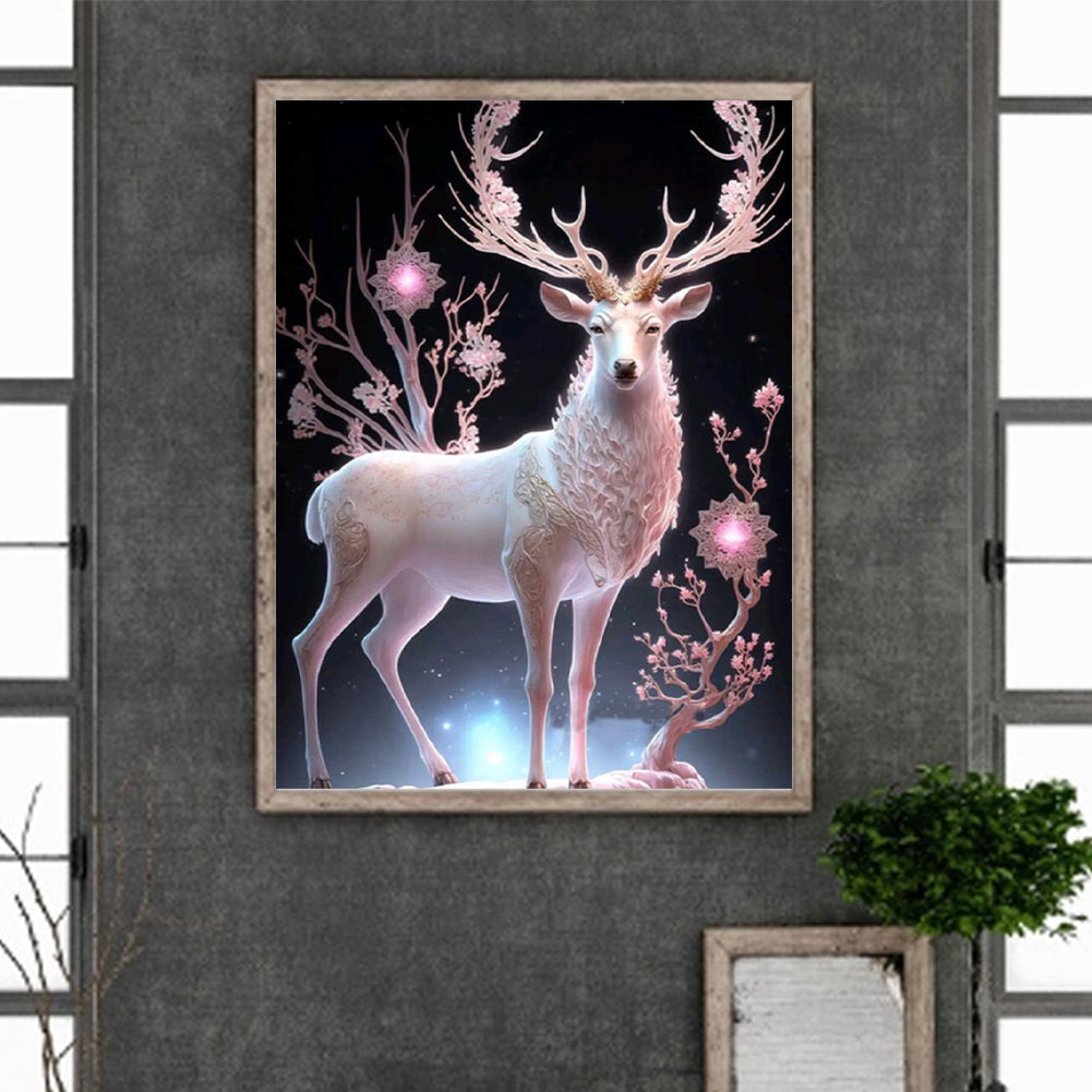 Fantasy Elk - Full Round Drill Diamond Painting 30*40CM