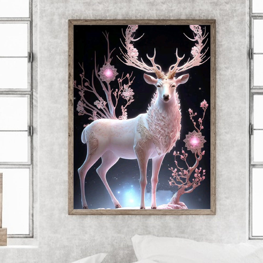 Fantasy Elk - Full Round Drill Diamond Painting 30*40CM