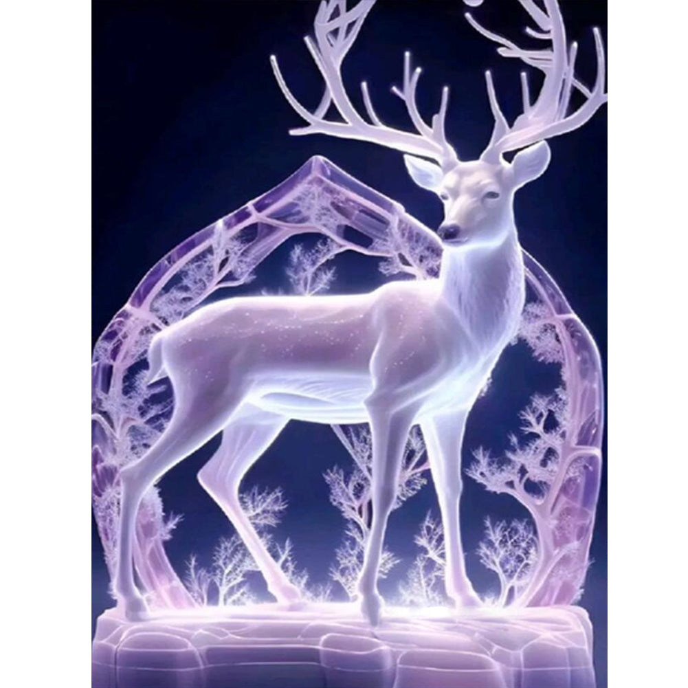 Fantasy Elk - Full Round Drill Diamond Painting 30*40CM