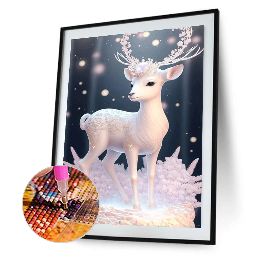 Fantasy Elk - Full Round Drill Diamond Painting 30*40CM