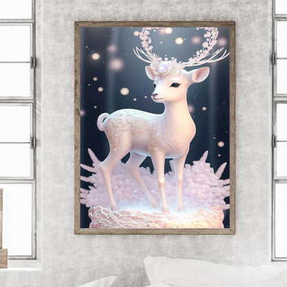 Fantasy Elk - Full Round Drill Diamond Painting 30*40CM