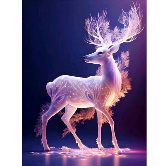 Fantasy Elk - Full Round Drill Diamond Painting 30*40CM