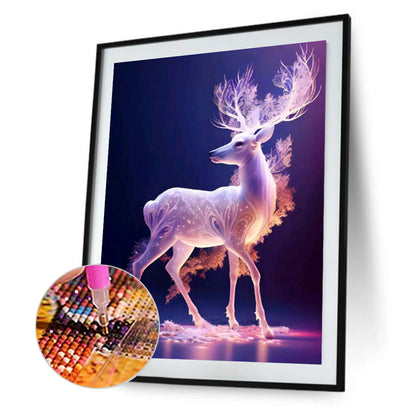 Fantasy Elk - Full Round Drill Diamond Painting 30*40CM