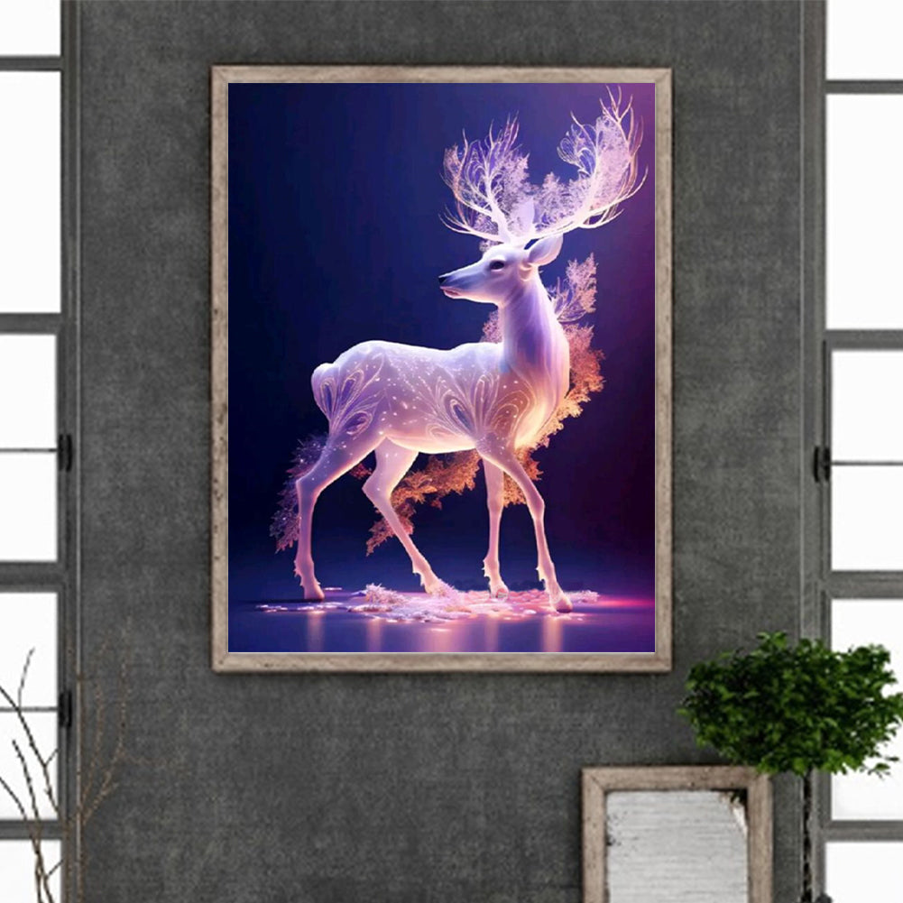 Fantasy Elk - Full Round Drill Diamond Painting 30*40CM