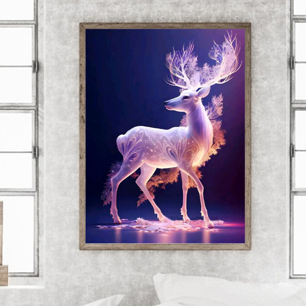 Fantasy Elk - Full Round Drill Diamond Painting 30*40CM