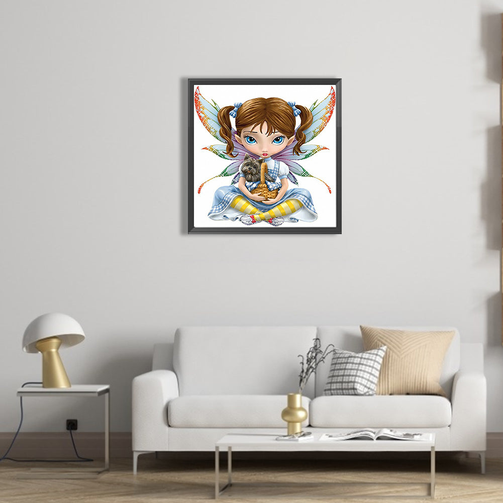 Elf Cartoon - Full Square Drill Diamond Painting 40*40CM