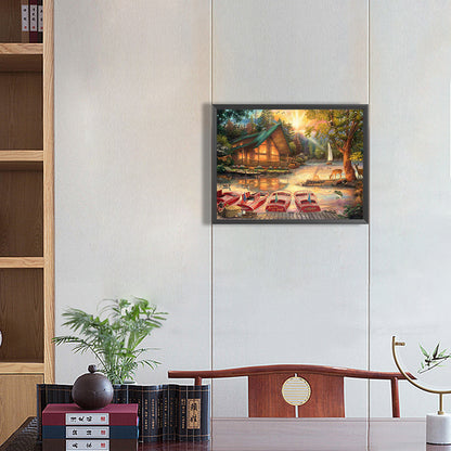 Rinnai Manor Animal Paradise - Full Round Drill Diamond Painting 40*30CM