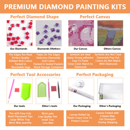 Colorful Pterosaur - Full Square Drill Diamond Painting 50*50CM