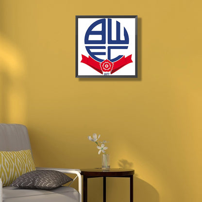 Bolton Football Club - Full Round Drill Diamond Painting 30*30CM