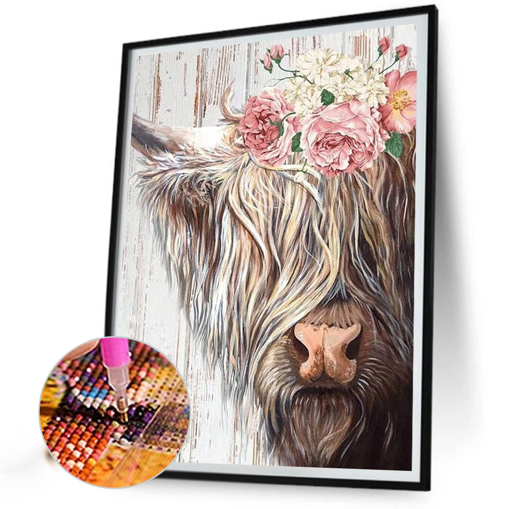 Highland Yak - Full Square Drill Diamond Painting 50*60CM