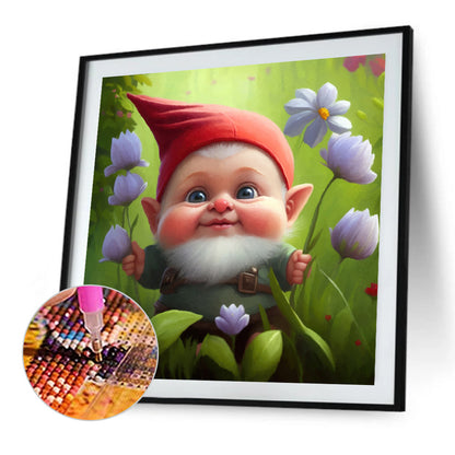 Goblin Little Old Man - Full Round Drill Diamond Painting 30*30CM