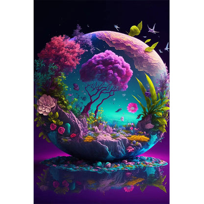 Fantasy Land - Full Round Drill Diamond Painting 40*60CM