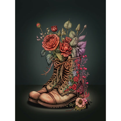 Boots - Full Round Drill Diamond Painting 30*40CM