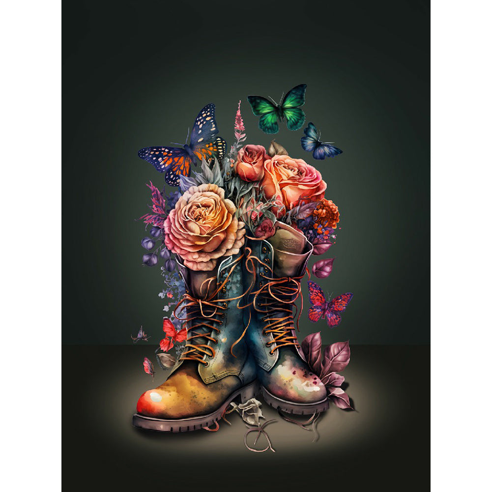 Boots - Full Round Drill Diamond Painting 30*40CM