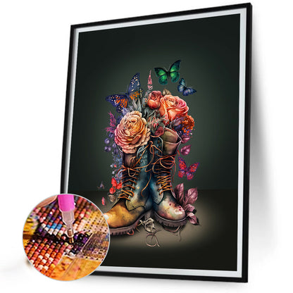Boots - Full Round Drill Diamond Painting 30*40CM