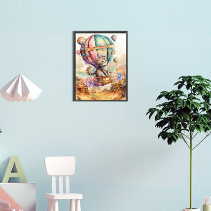Kitten - Full Round Drill Diamond Painting 30*40CM